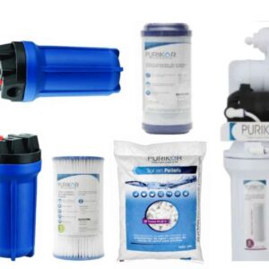Paquete de suavizador de 1 pie cubico con filtros y Osmosis inversa de 100GPD